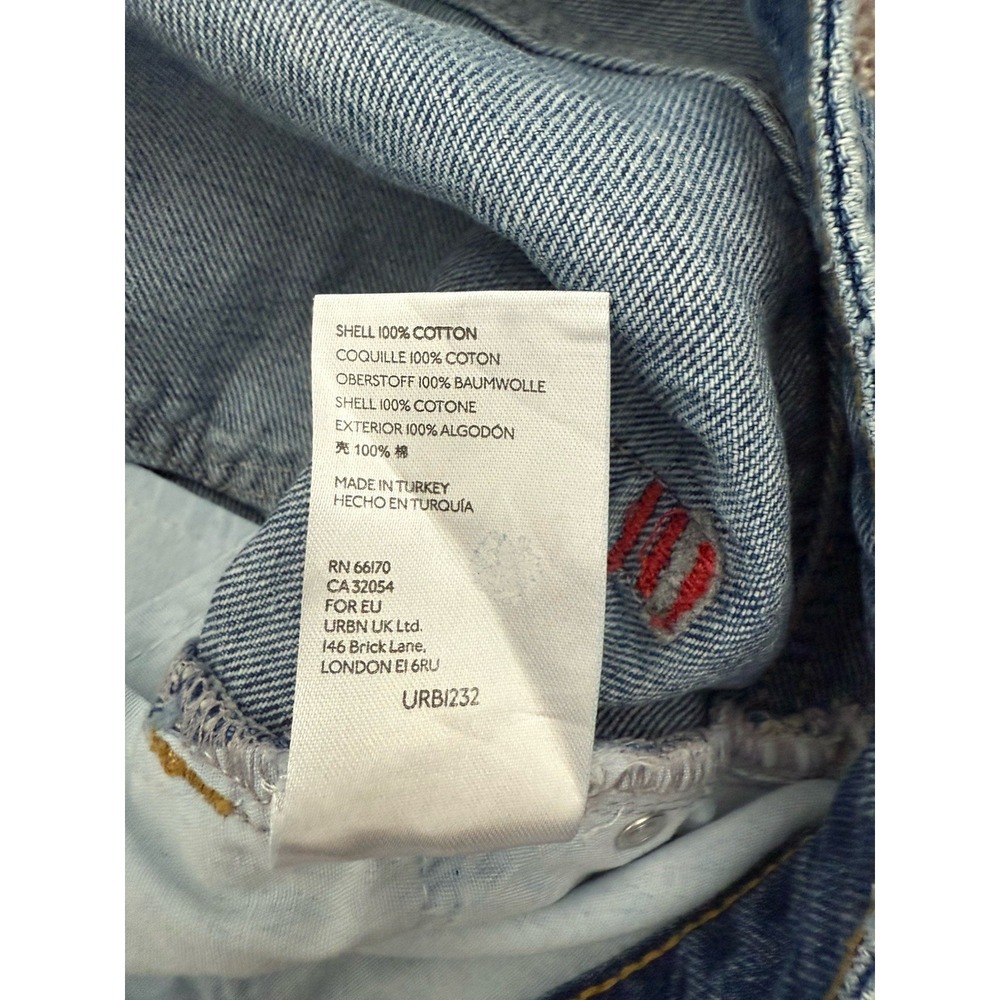 BDG Urban Outfitters Women's Mom High Rise Denim Jeans Blue Size 24 - Picture 5 of 8